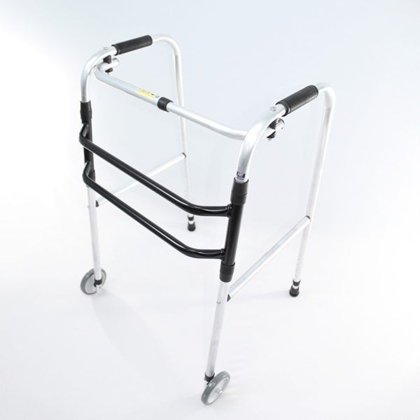 Andador fixo de alumínio com rodas - AN3R - Image 2