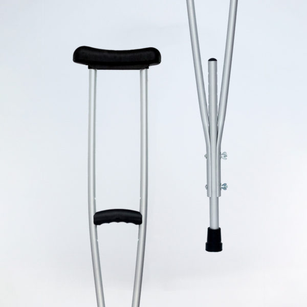 Muleta axilar de alumínio com regulagem de parafuso - M401 - Image 2